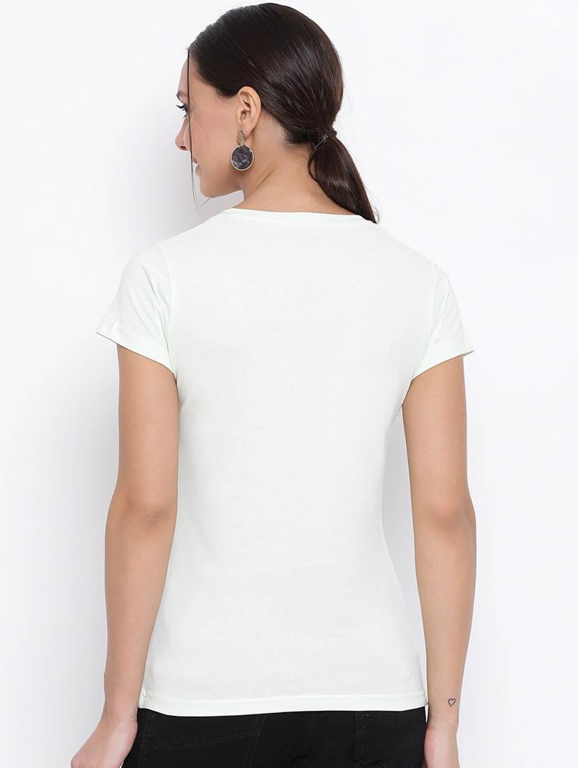 white printed regular t-shirt - 20298833 - Standard Image - 3