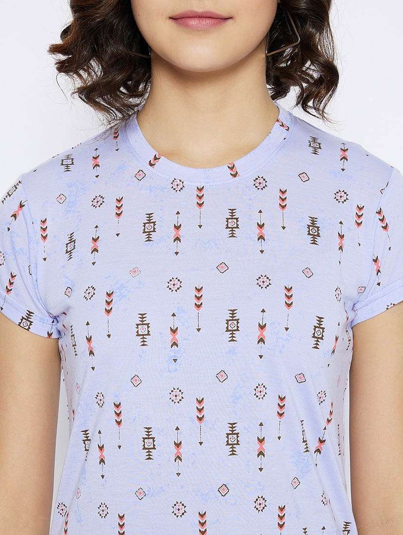 purist blue aztec print regular t-shirt - 20298867 -  Standard Image - 5