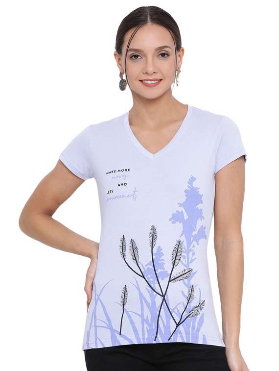 purist blue printed regular t-shirt