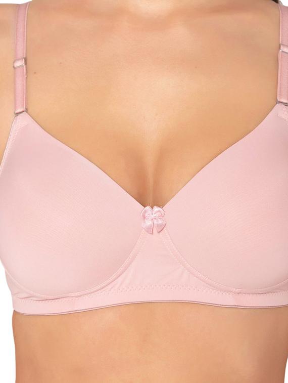 pink polyamide tshirt bra - 20299179 - Standard Image - 3