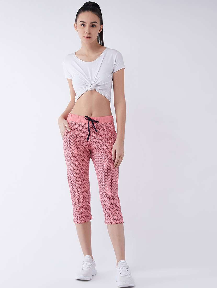 women mid rise printed capri  - 20300184 -  Standard Image - 5