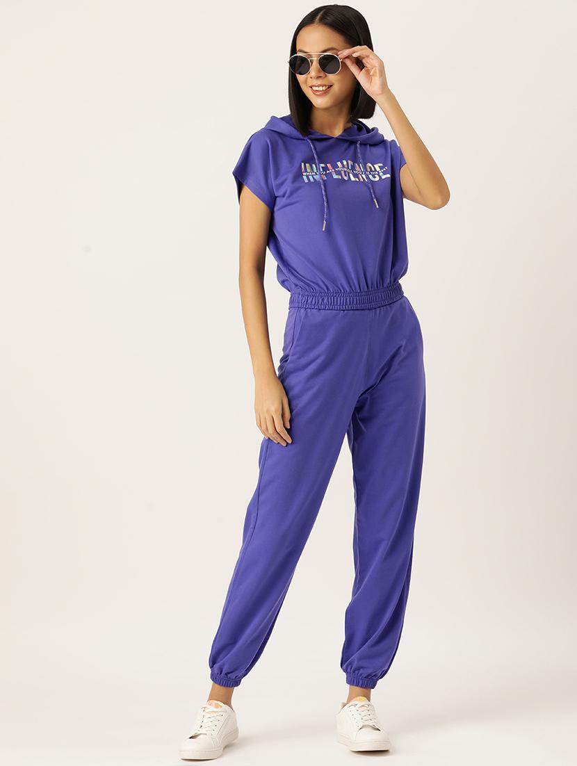 women typographic printed top and trouser co-ord set - 20300312 -  Zoom Image - 0