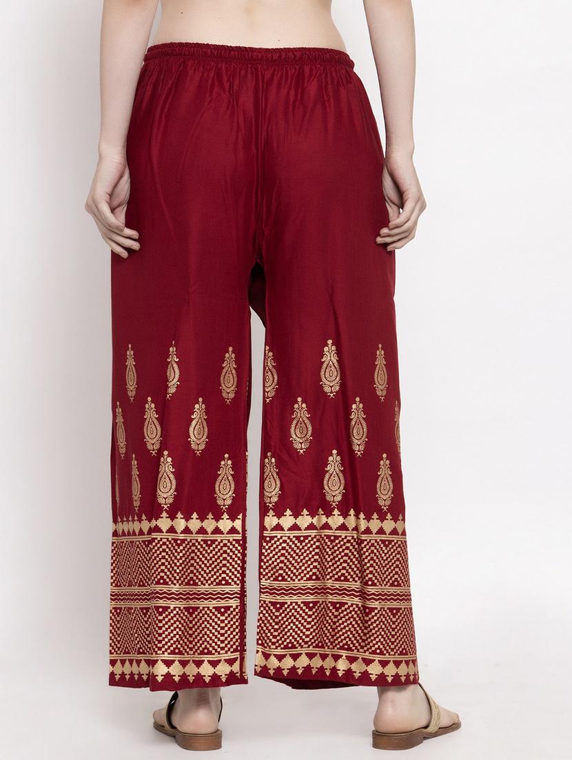 set of 2 bottom placement print palazzo - 20300718 - Standard Image - 3