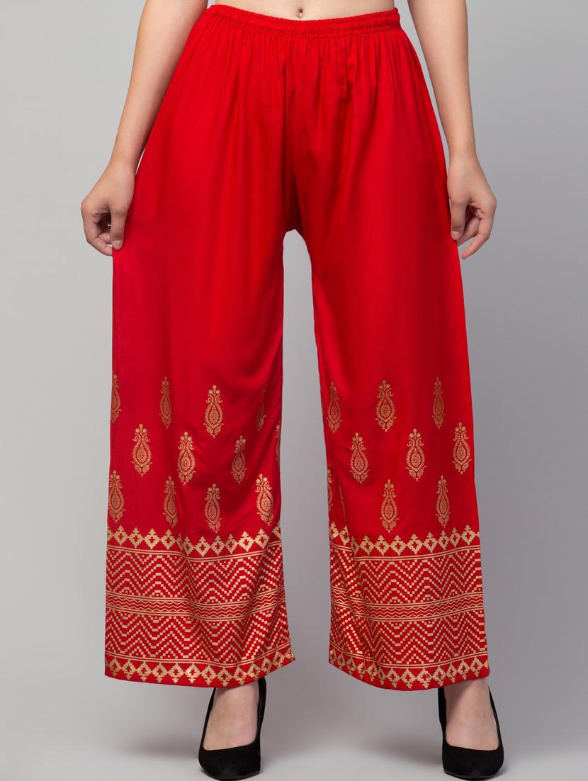 set of 2 bottom placement print palazzo - 20300718 - Standard Image - 5