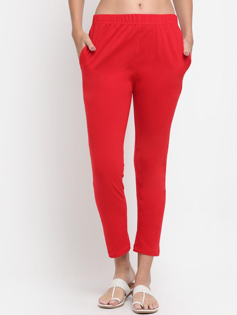women mid rise solid legging - 20300834 - Zoom Image - 0