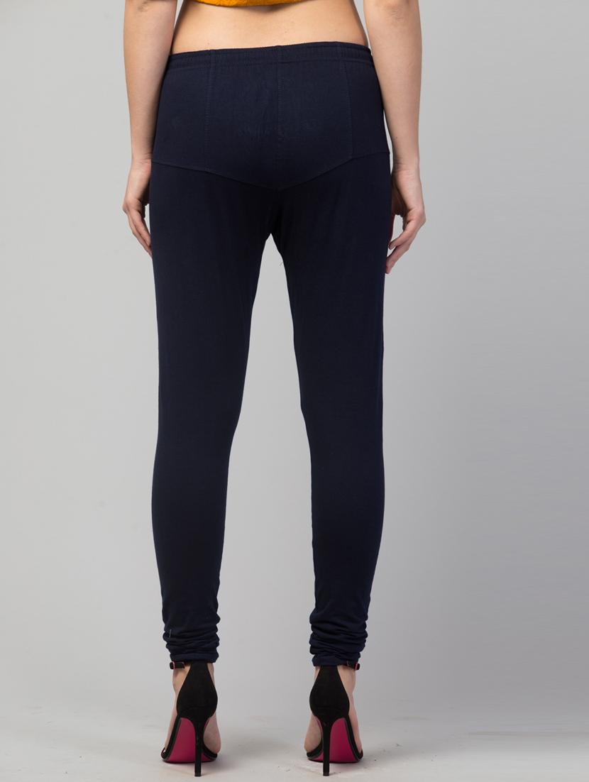women mid rise solid legging - 20300850 - Standard Image - 3