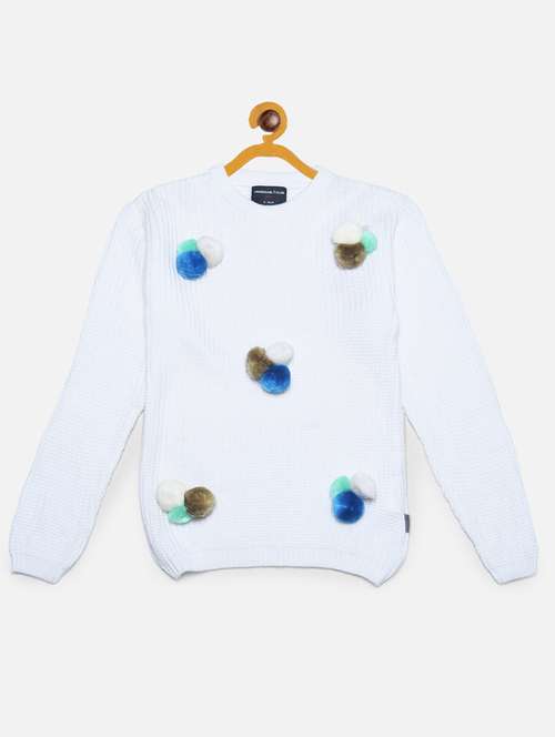 girls embellished pullover - 20301421 -  Standard Image - 0