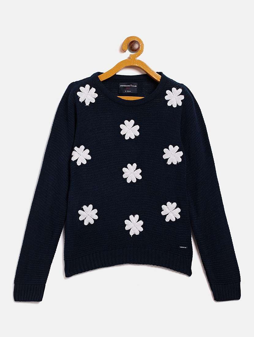 girls embellished pullover