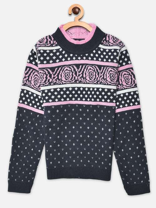 girls printed pullover - 20301766 - Standard Image - 0