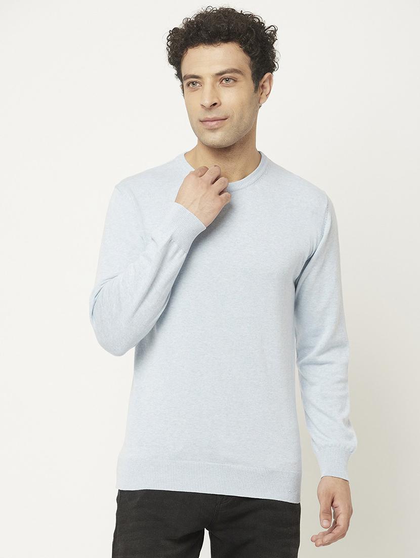 men light blue cotton cardigan - 20301851 -  Zoom Image - 0