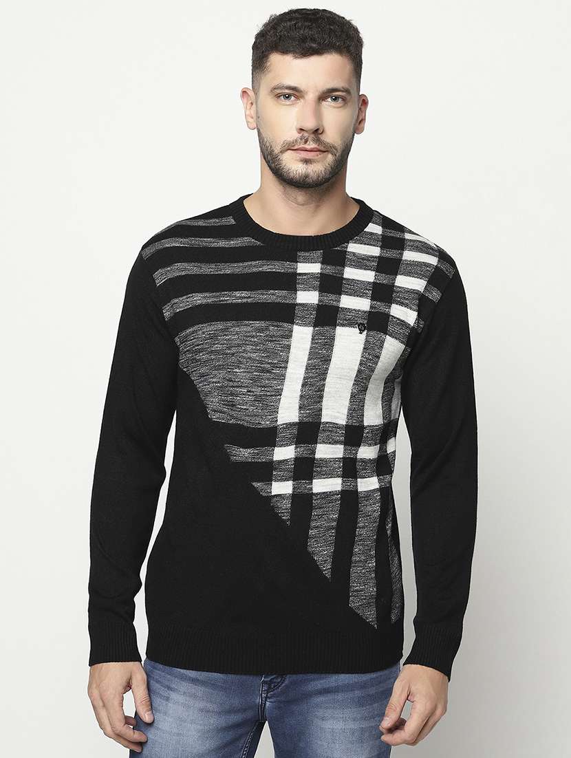 men multi colored acrylic cardigan - 20301861 - Zoom Image - 0