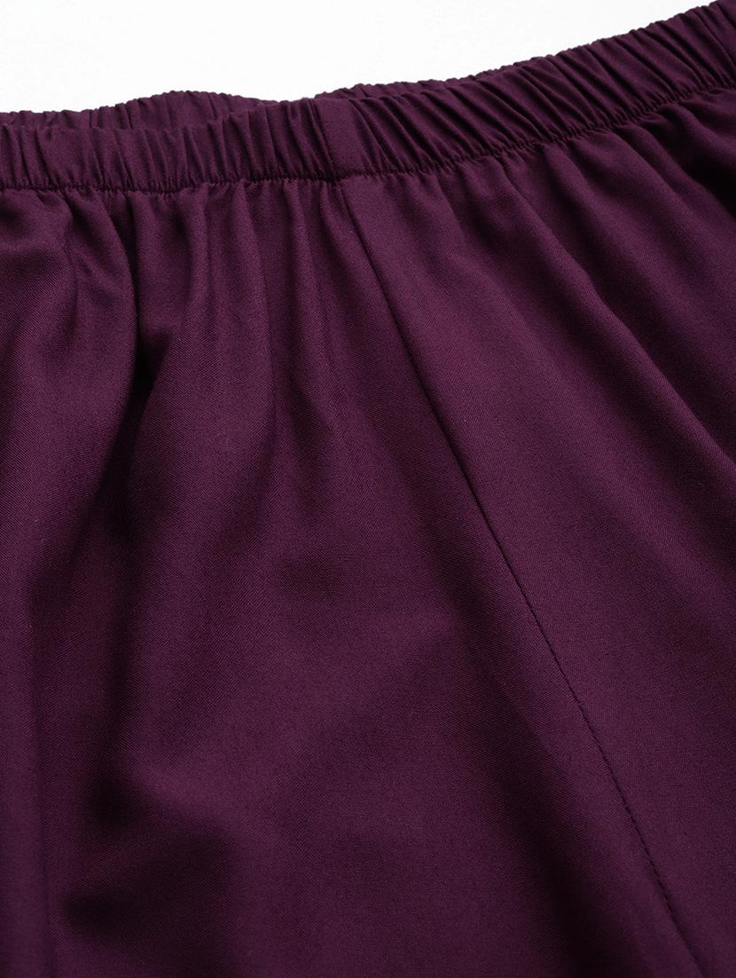 purple rayon regular short - 20302777 - Standard Image - 5