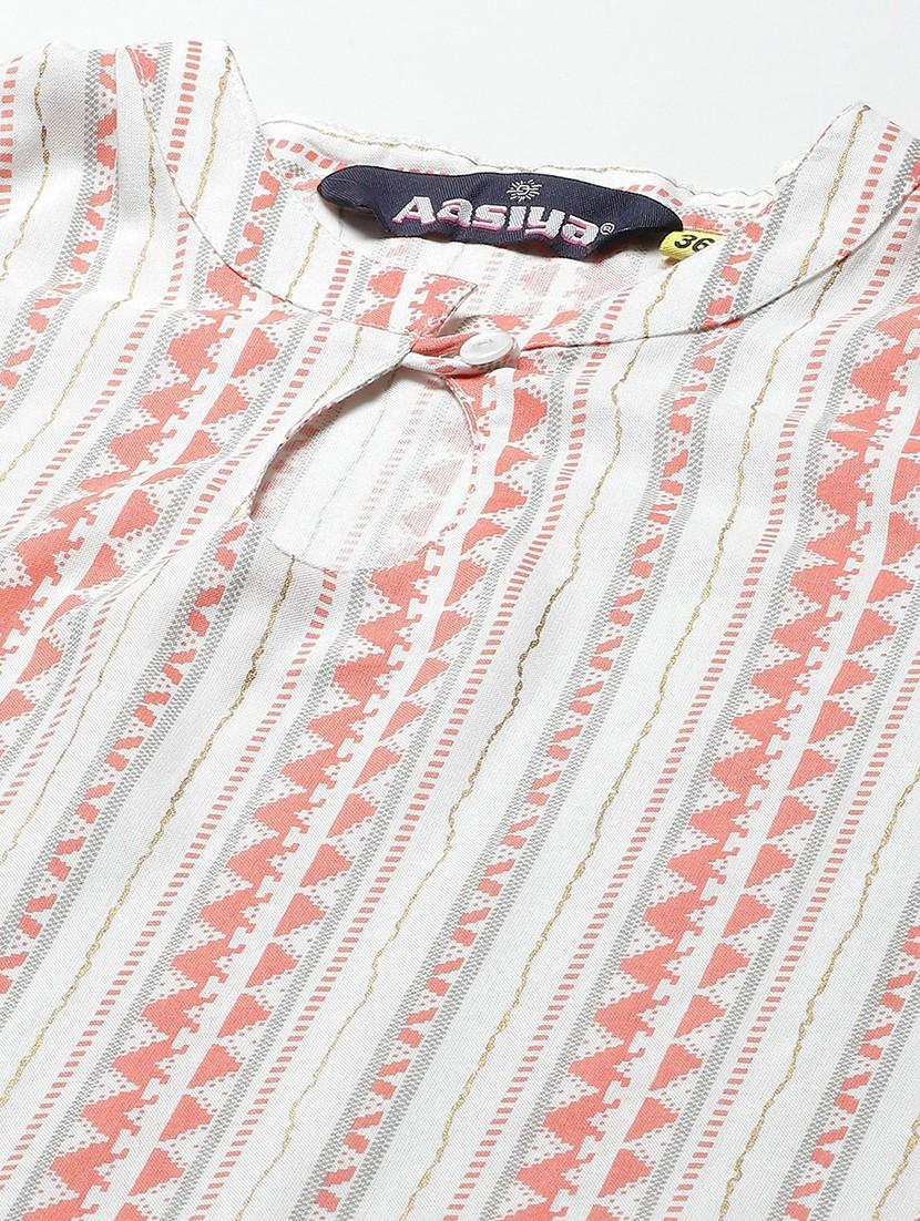 white colored straight kurta - 20302872 - Standard Image - 3
