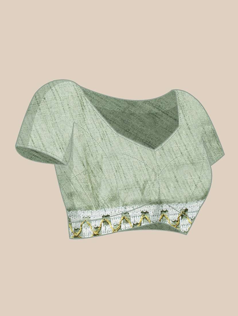 women's embroidered saree with blouse - 20305468 -  Standard Image - 3