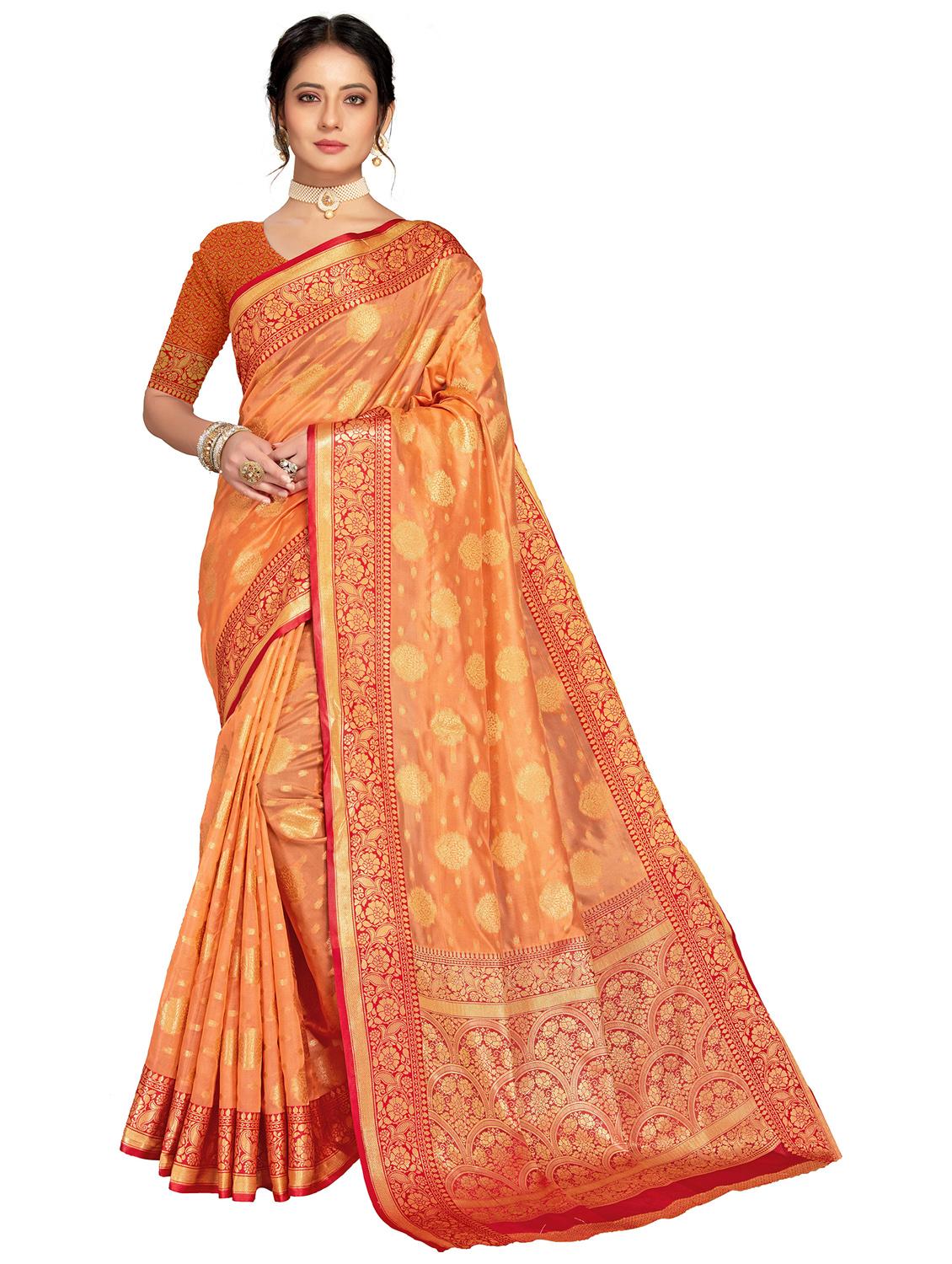 women's banarasi saree with blouse - 20306221 - Zoom Image - 0