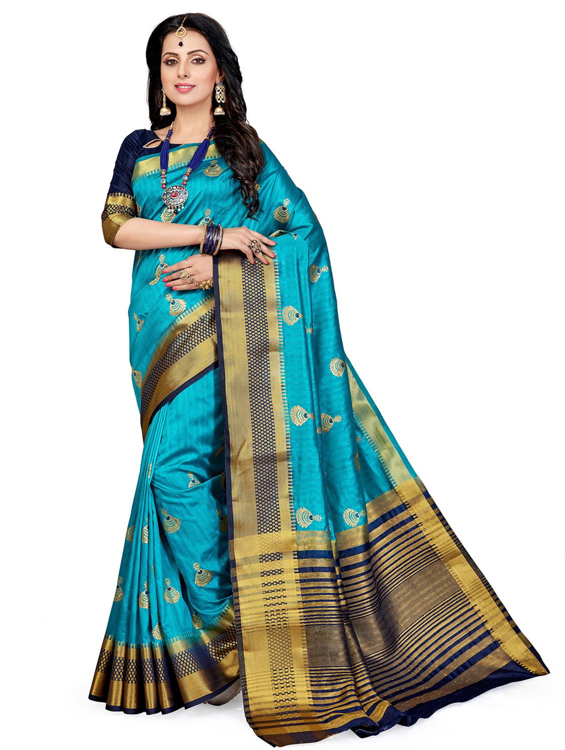 women's banarasi saree with blouse