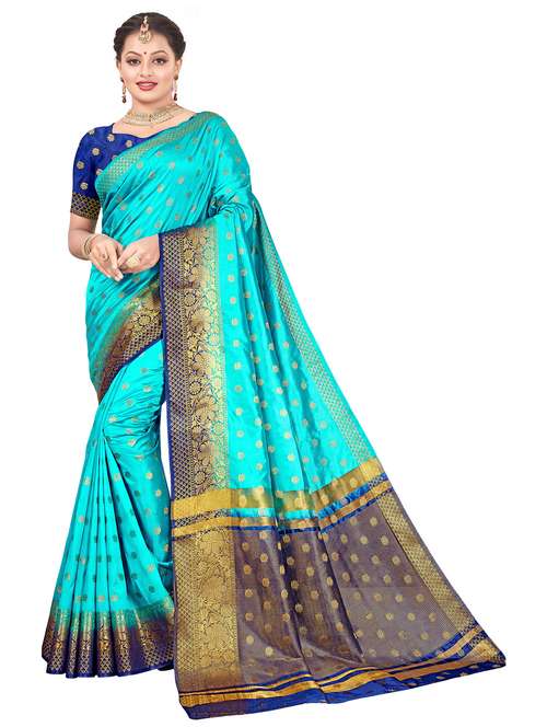 women's banarasi saree with blouse - 20306274 -  Standard Image - 0