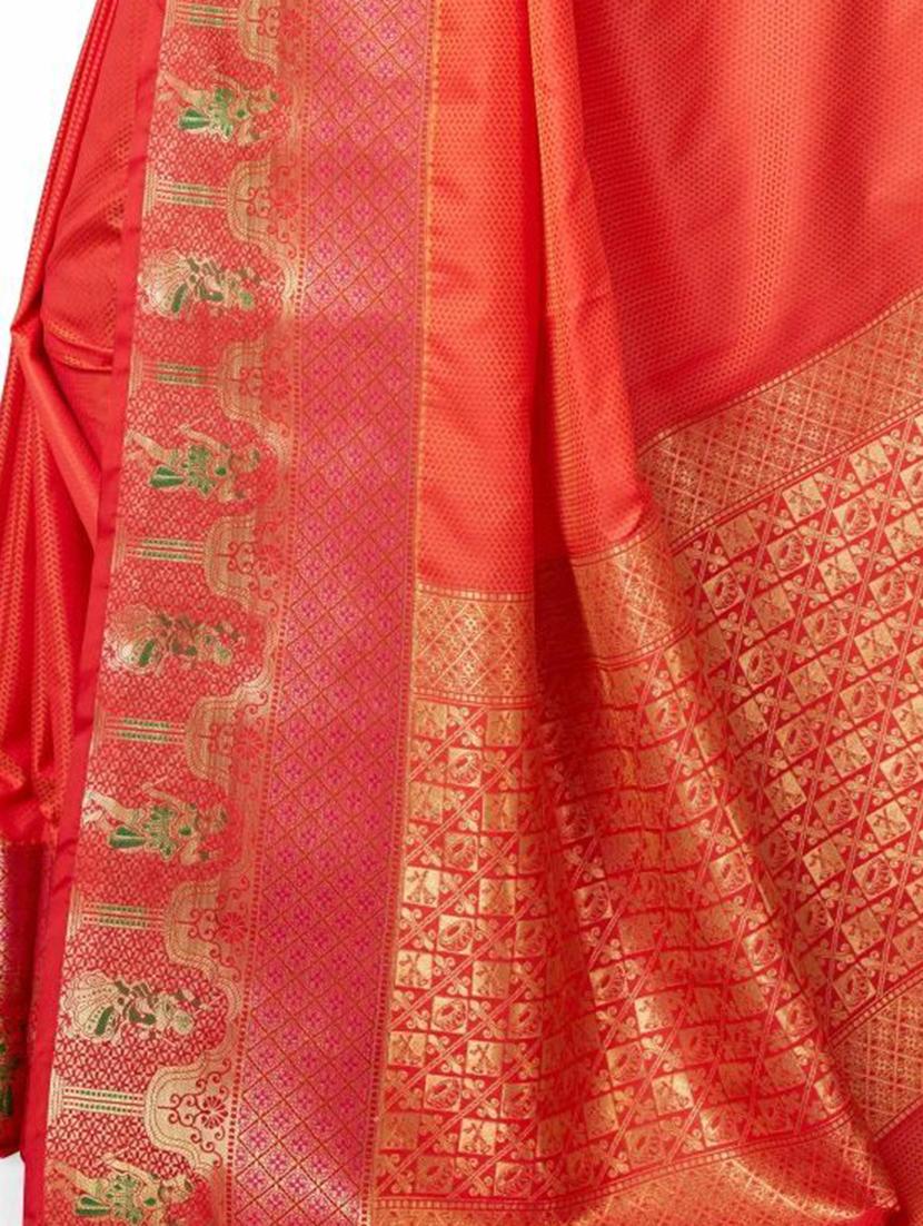 women's banarasi saree with blouse - 20306509 - Standard Image - 3