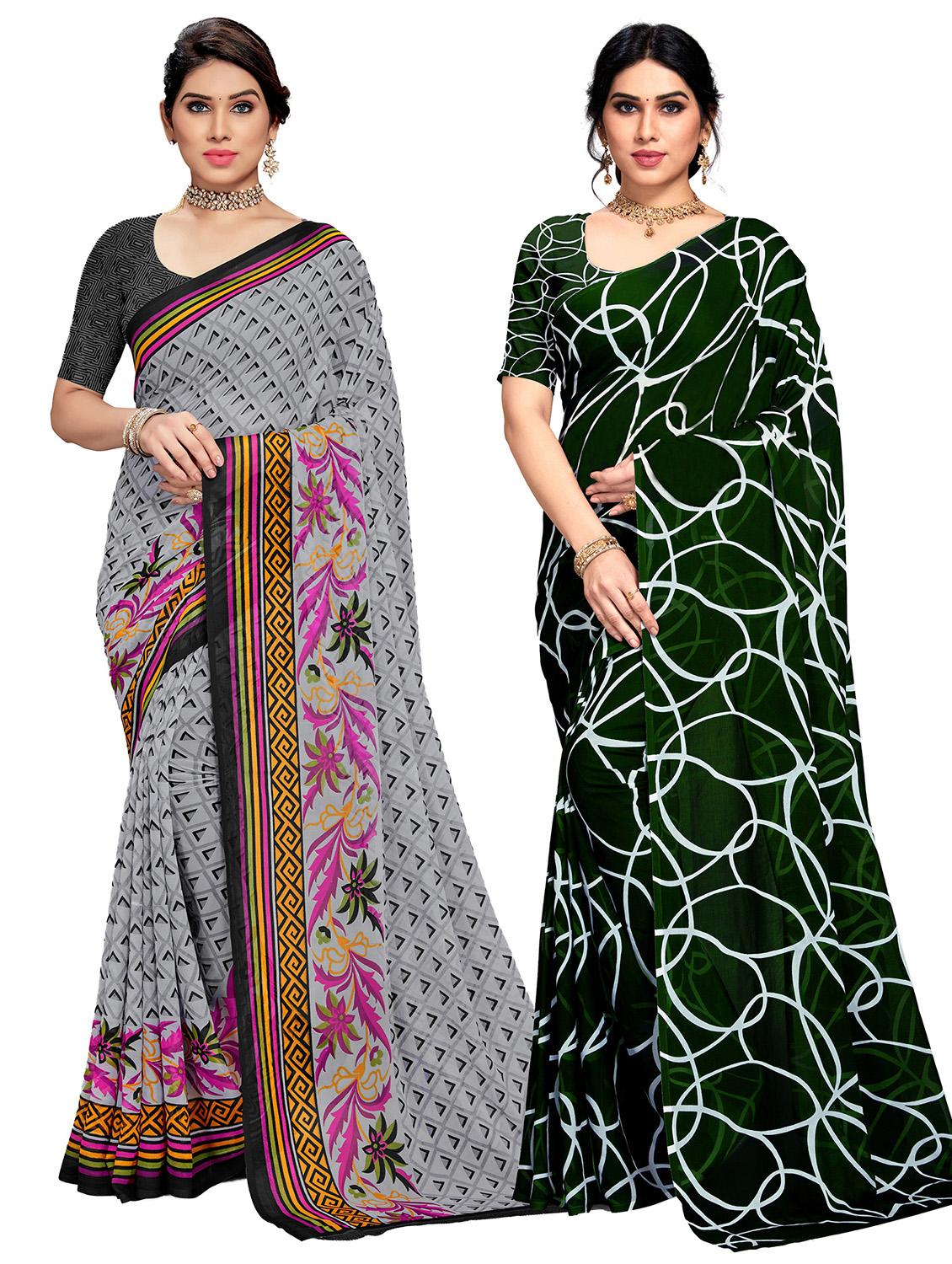 women's saree combo with blouse