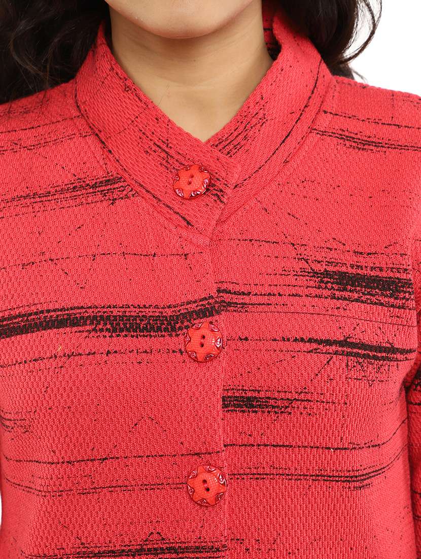 orange acrylic cardigan - 20308915 -  Standard Image - 5