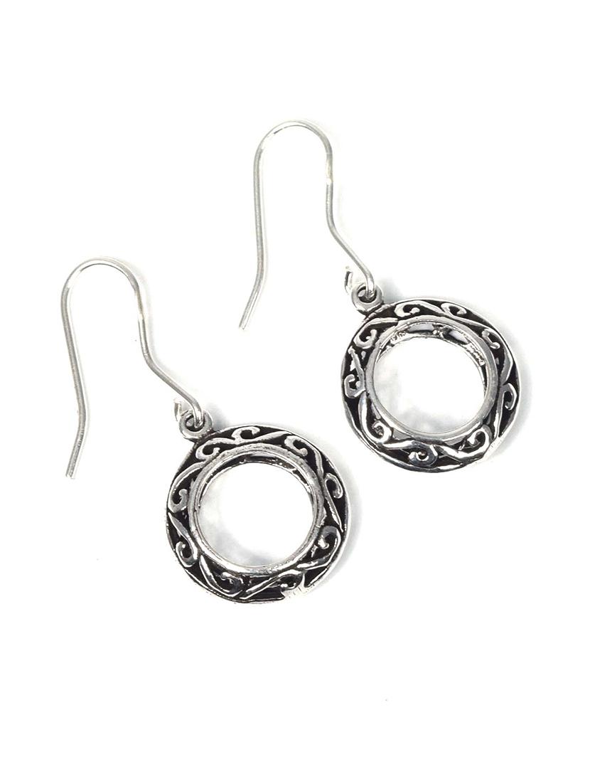 women silver hoop earrings - 20309127 - Zoom Image - 0