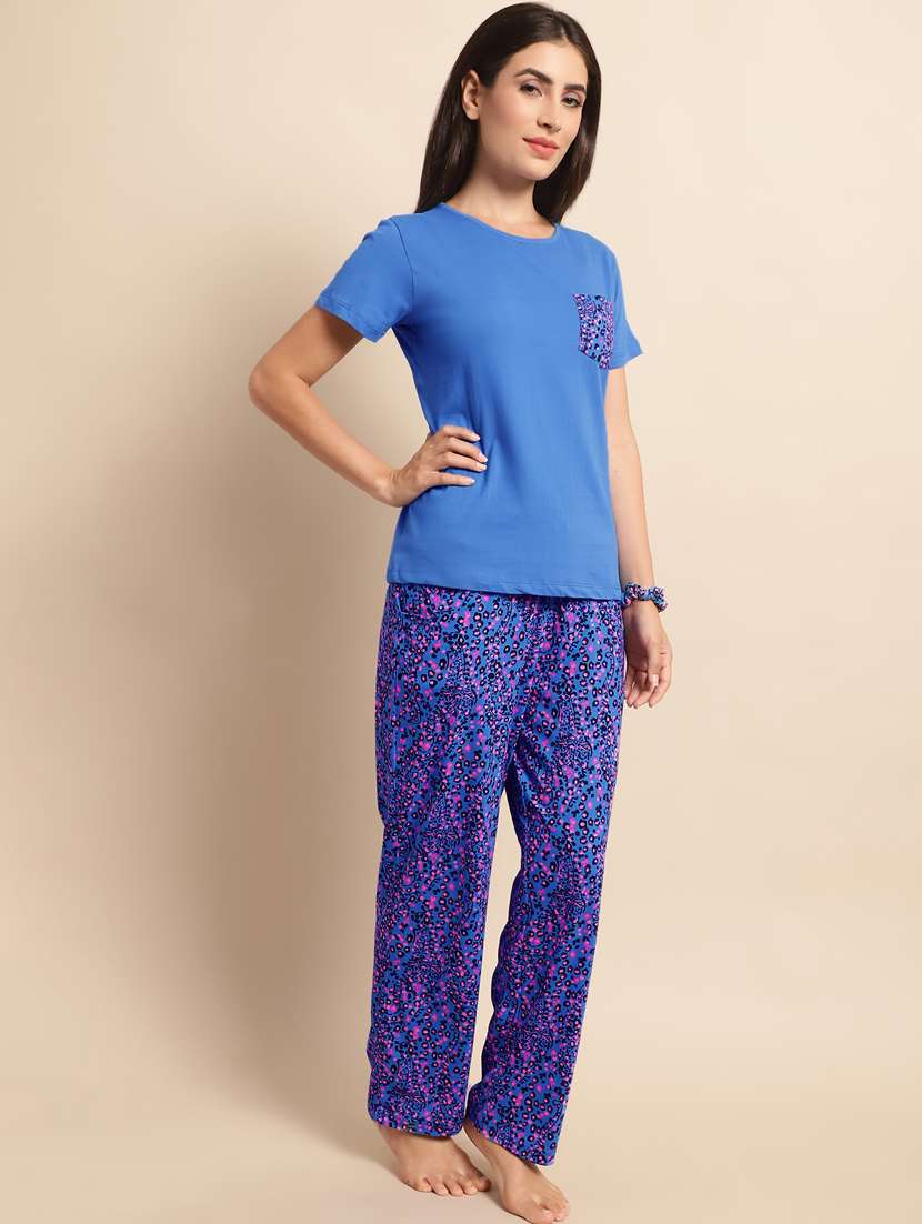 floral print pyjama nightwear set - 20309396 - Standard Image - 3