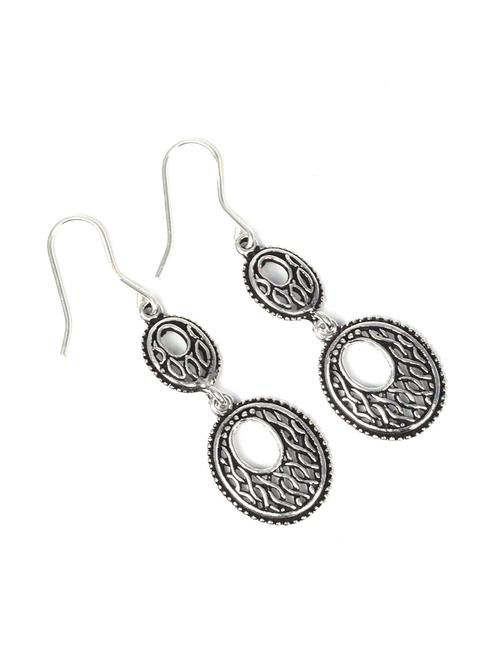 women silver drop earrings - 20309537 -  Standard Image - 0