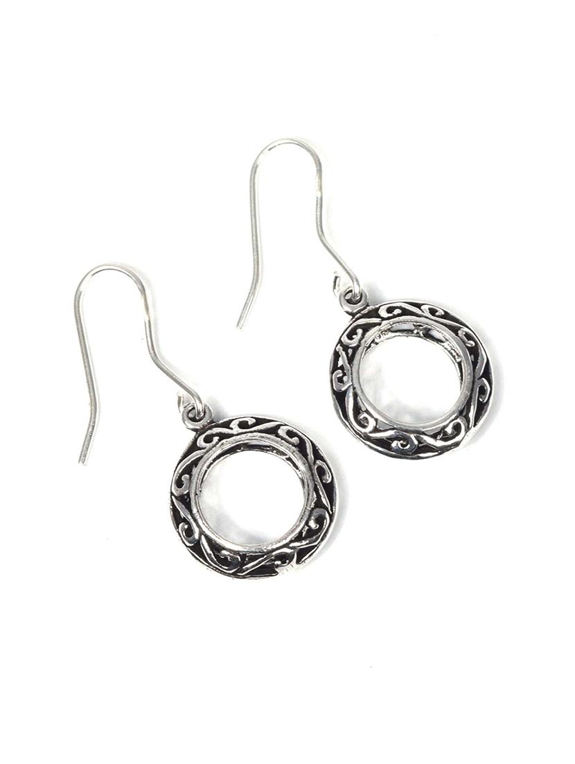 women silver hoop earrings - 20309542 -  Zoom Image - 0