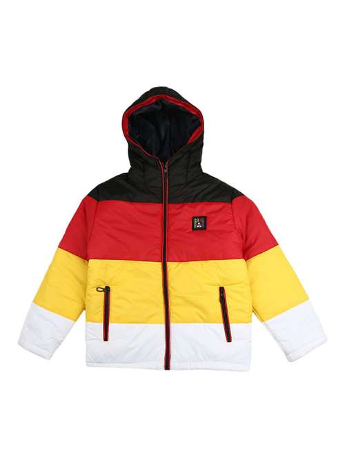 boys long sleeved color block jackets - 20310296 - Standard Image - 0