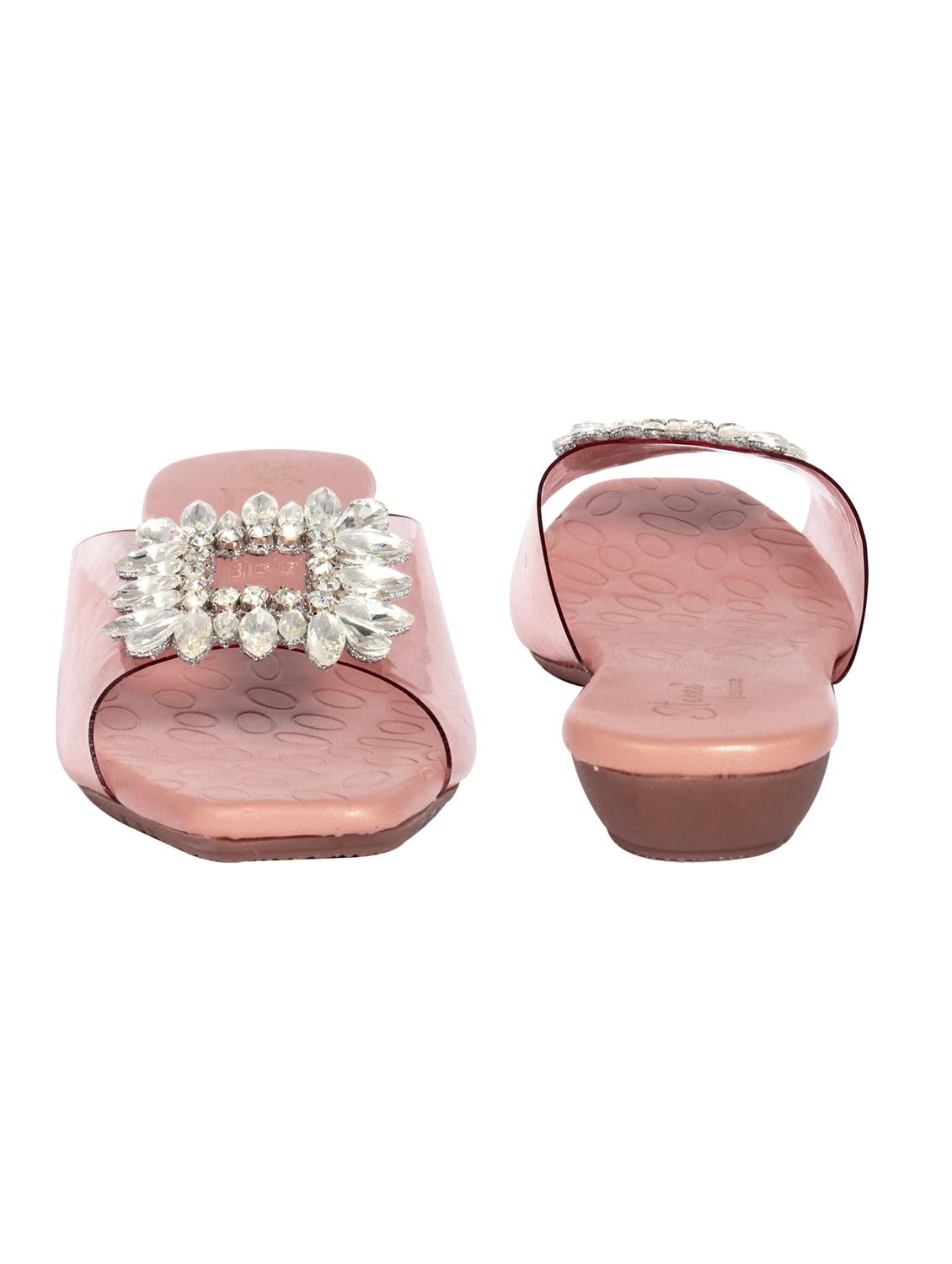 pink tpu slip on sandals - 20311027 - Standard Image - 3
