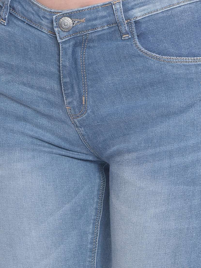 women's plain bootcut jeans - 20311203 -  Standard Image - 5