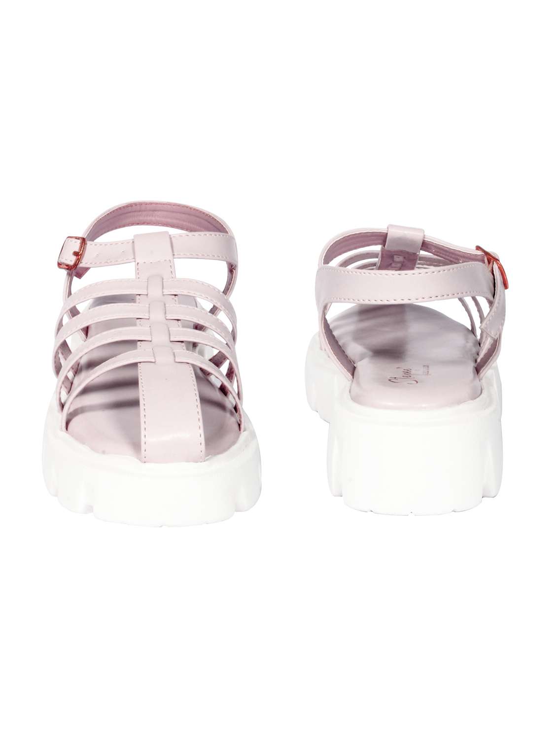 purple solid gladiators sandal - 20311245 -  Standard Image - 3