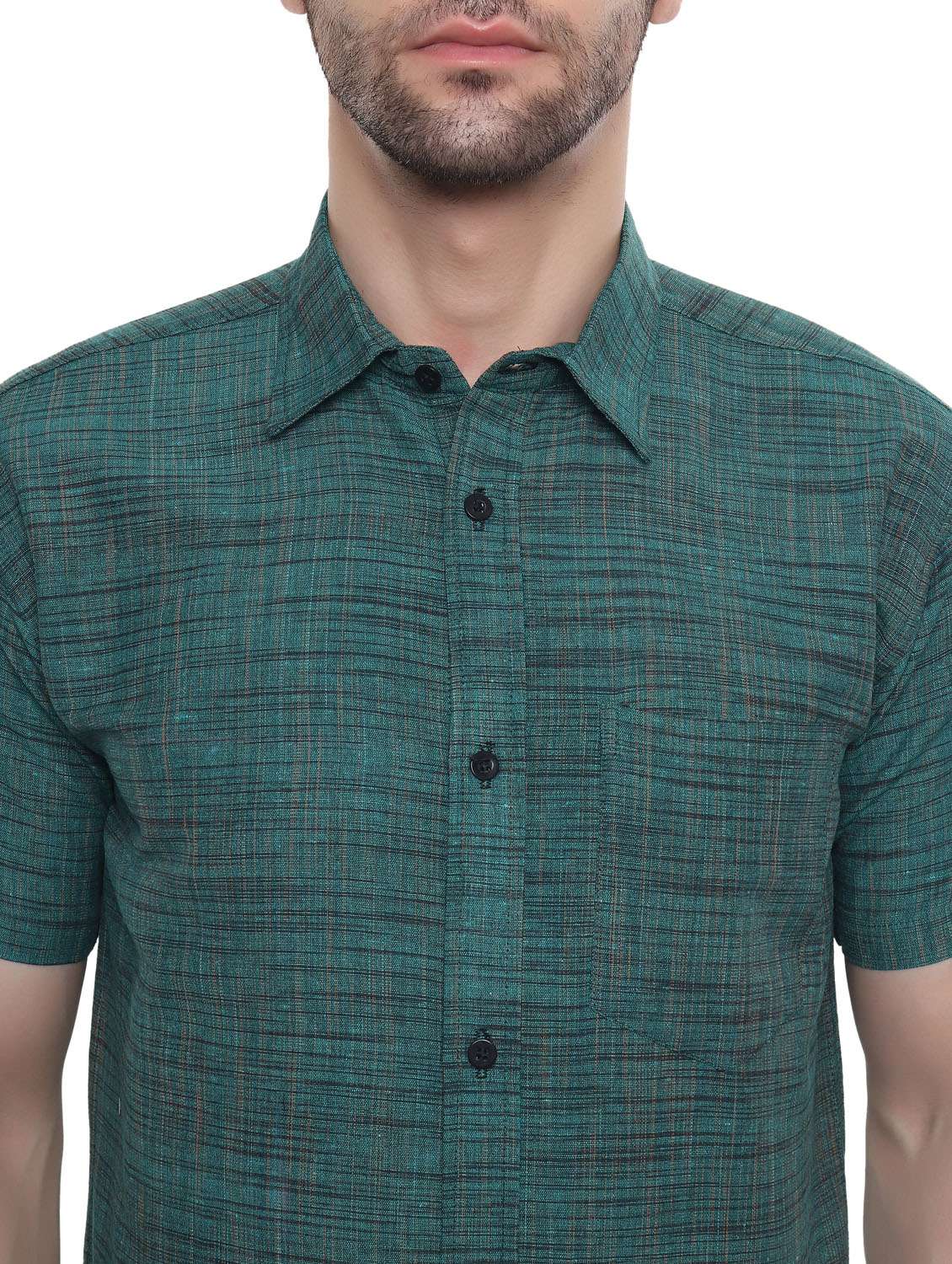 mens solids formal shirt - 20311302 - Standard Image - 3