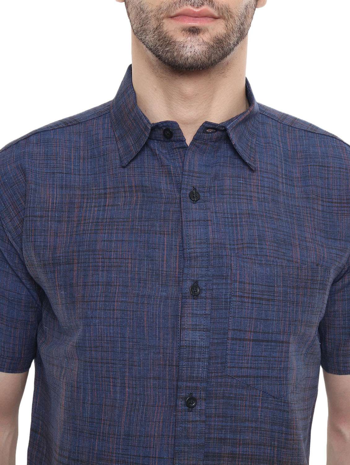 mens solids formal shirt - 20311303 -  Standard Image - 3