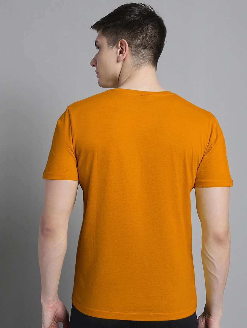 men v-neck graphic chest print t-shirt - 20312181 -  Standard Image - 3