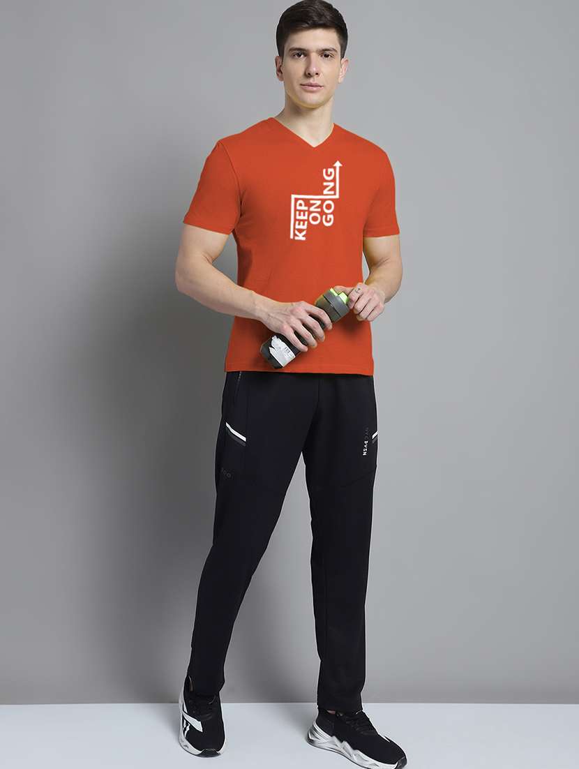 men chest print short sleeve t-shirt - 20312228 -  Standard Image - 3