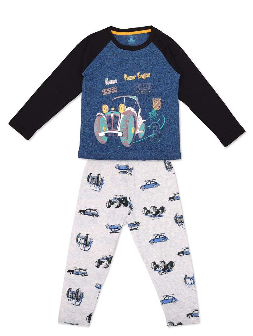 printed pyjama nightwear set