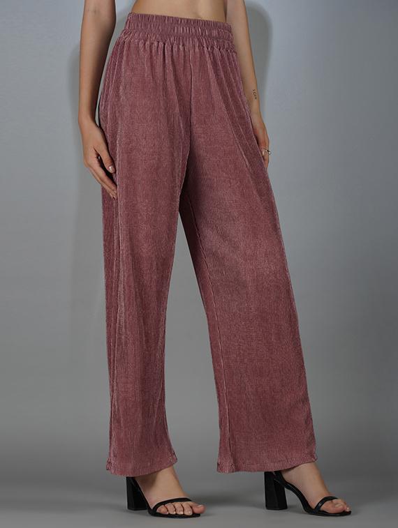 pink solid shirt and trouser co-ord set - 20316135 - Standard Image - 3