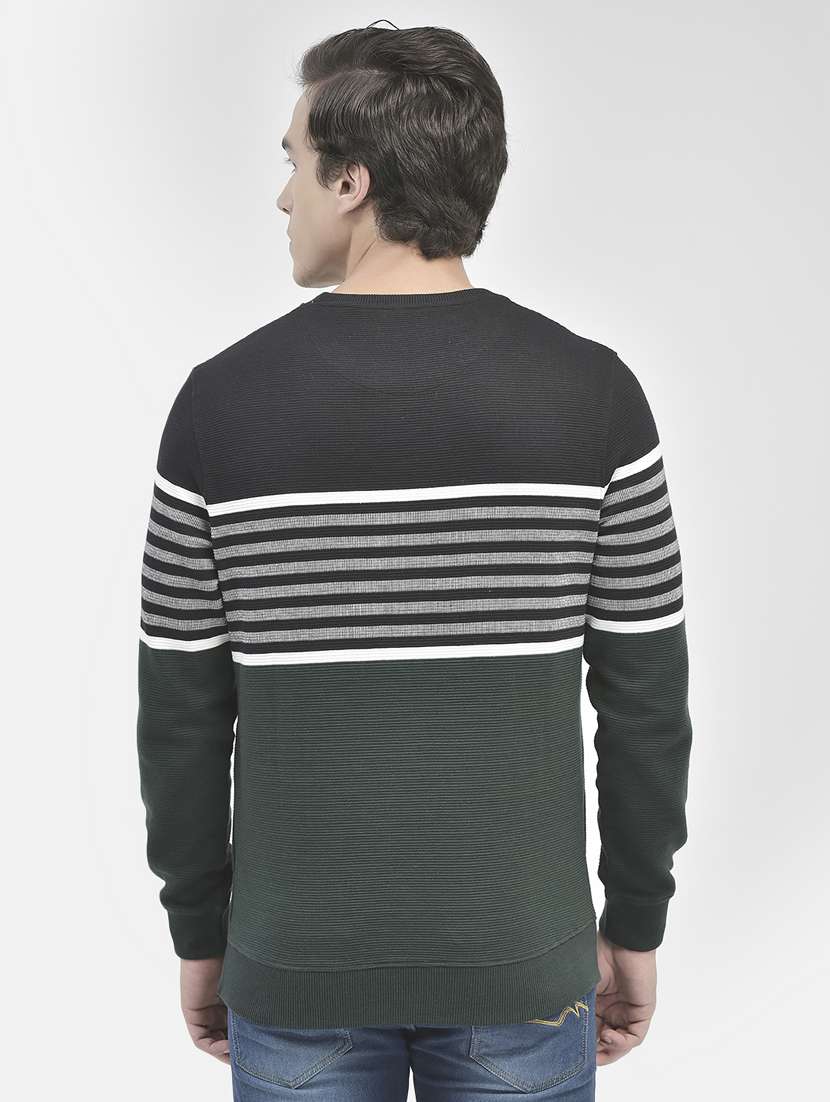 mens striped sweatshirt - 20316175 -  Standard Image - 3