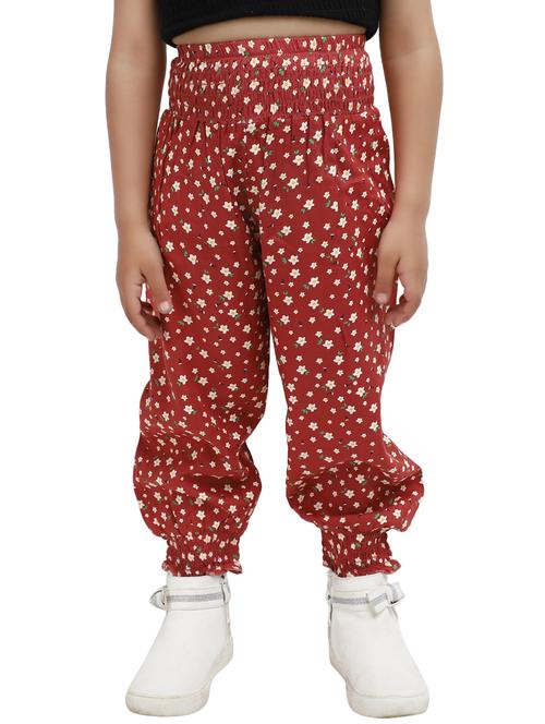 girl floral print jogger trouser - 20318404 -  Standard Image - 0