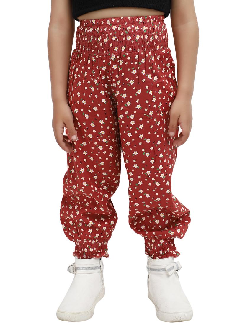 girl floral print jogger trouser - 20318404 -  Zoom Image - 0
