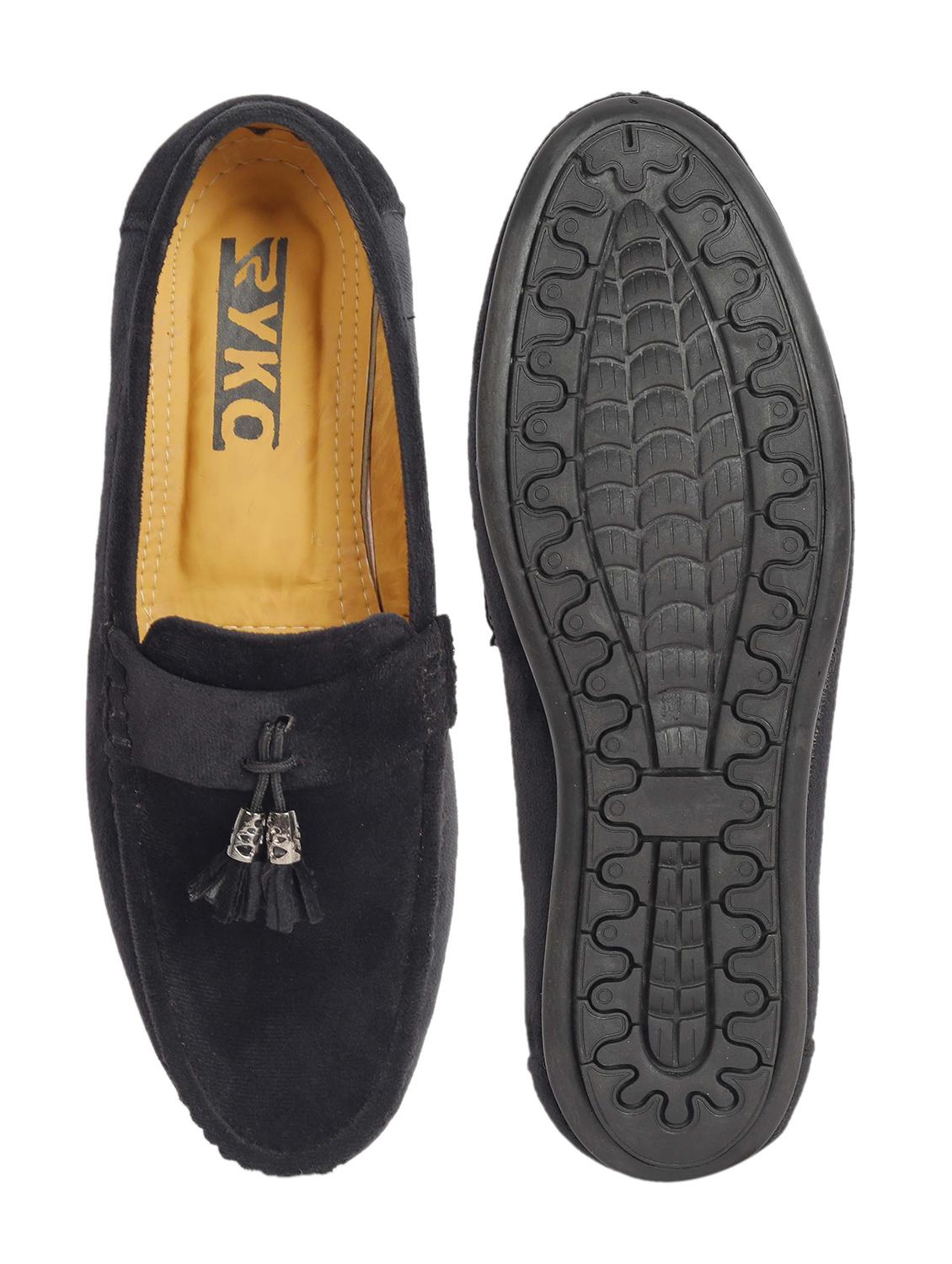 men slip on tassle detailing loafers - 20322968 - Standard Image - 5
