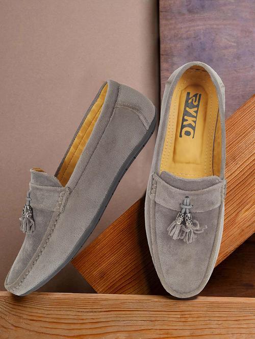 men slip on tassle detailing loafers - 20322969 - Standard Image - 0