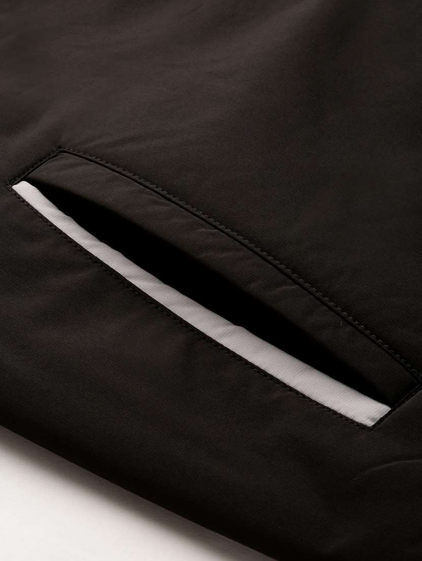 black nylon bomber jacket - 20325201 -  Standard Image - 8