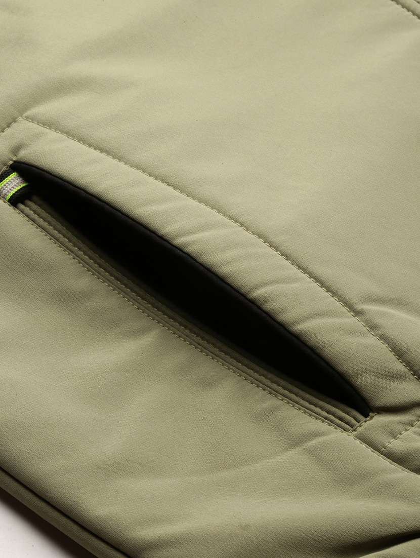 olive green nylon bomber jacket - 20325208 -  Standard Image - 8