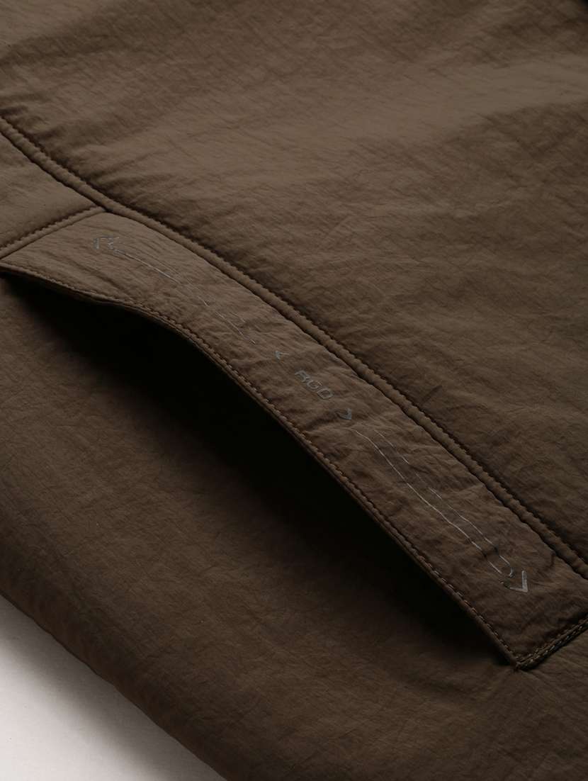 olive green nylon bomber jacket - 20325222 - Standard Image - 8