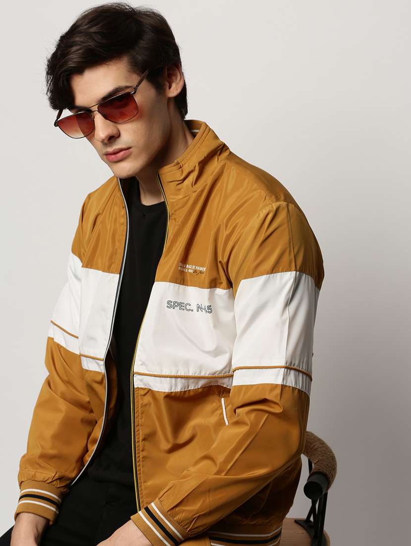 yellow nylon bomber jacket - 20325245 -  Standard Image - 3
