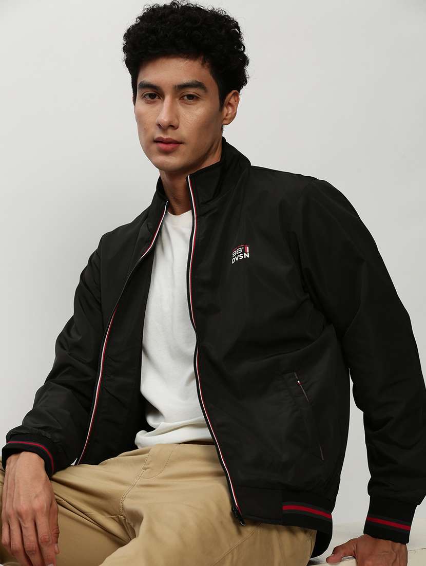 black nylon bomber jacket - 20325249 -  Standard Image - 3