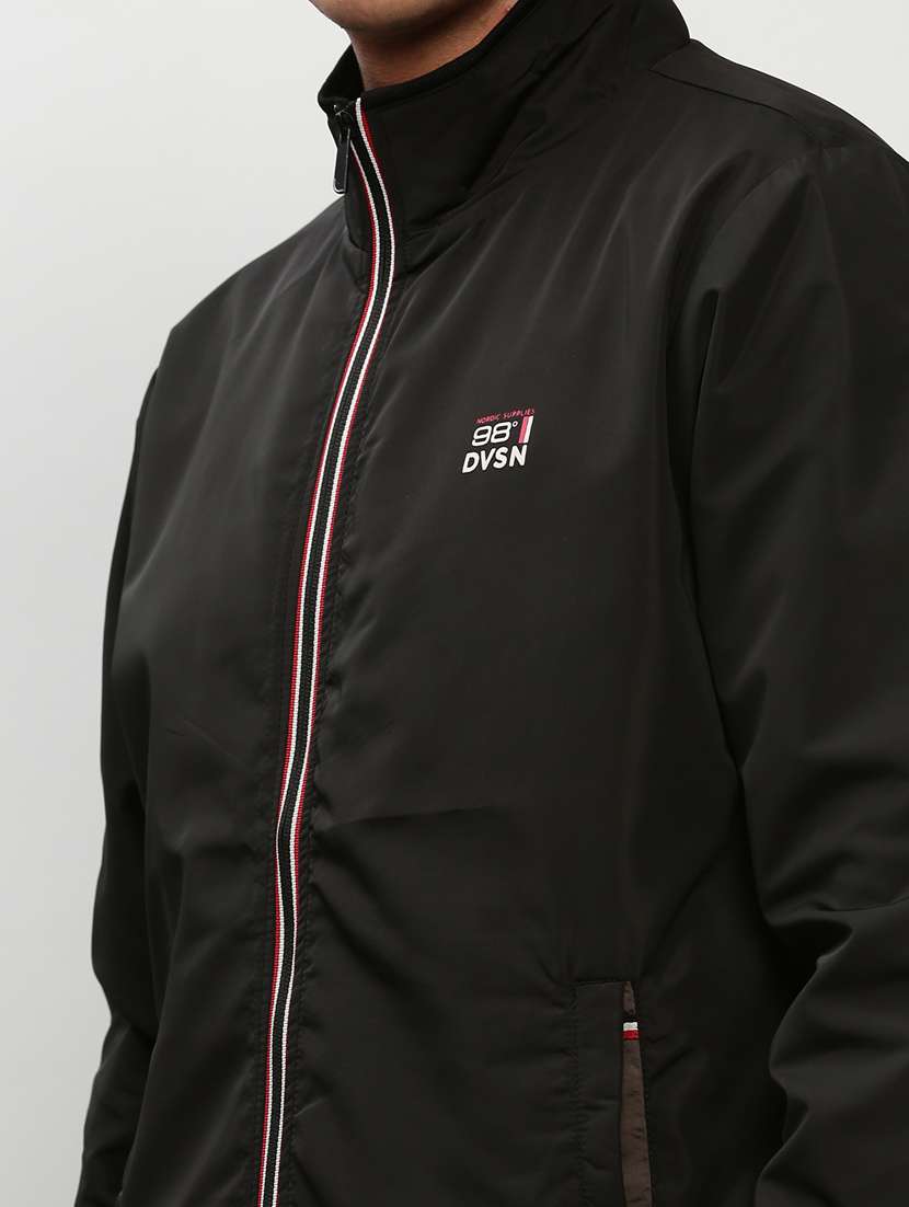 black nylon bomber jacket - 20325249 -  Standard Image - 5