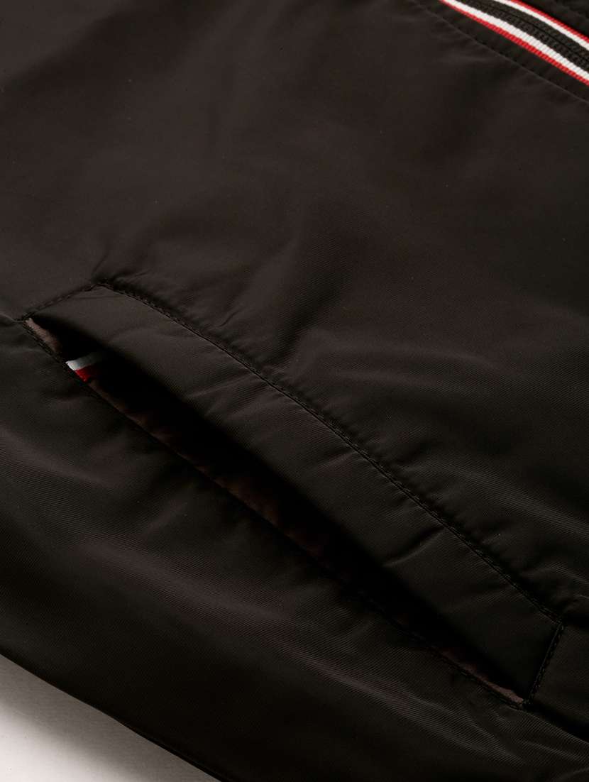 black nylon bomber jacket - 20325249 -  Standard Image - 8